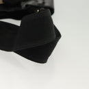 Salvatore Ferragamo Vala Tote Bag Enamel Black Auth bs28914-8