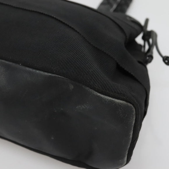 Salvatore Ferragamo Vala Tote Bag Canvas Black Gold Auth bs28915