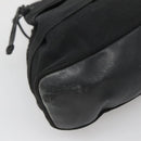 Salvatore Ferragamo Vala Tote Bag Canvas Black Gold Auth bs28915-14