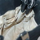 Salvatore Ferragamo Vala Tote Bag Canvas Black Gold Auth bs28915-19