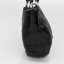 Salvatore Ferragamo Vala Tote Bag Canvas Black Gold Auth bs28915-3