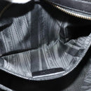 Salvatore Ferragamo Vala Hand Bag Enamel 2way Black Gold Auth bs28916-21