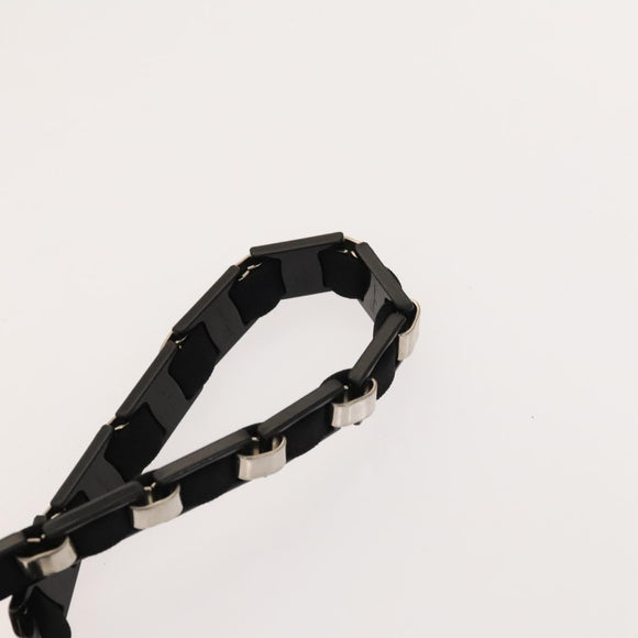 Salvatore Ferragamo Gancini Hand Bag Nylon 2Set Black Auth bs28917