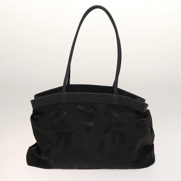 Salvatore Ferragamo Gancini Hand Bag Nylon 2Set Black Auth bs28917 - 0