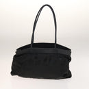 Salvatore Ferragamo Gancini Hand Bag Nylon 2Set Black Auth bs28917-3