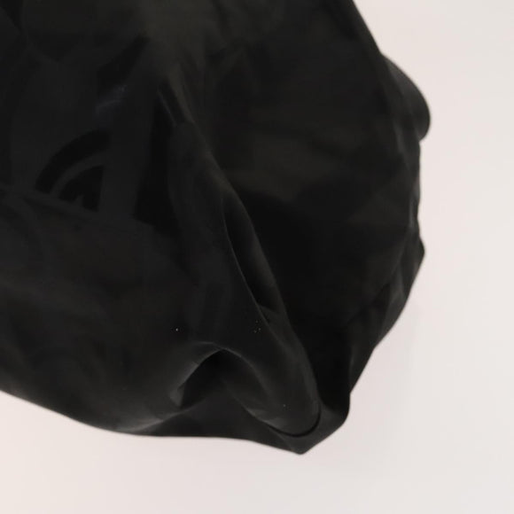 Salvatore Ferragamo Gancini Hand Bag Nylon 2Set Black Auth bs28917