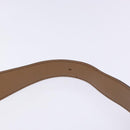 Salvatore Ferragamo Shoulder Bag Canvas Leather Beige Silver Auth bs28919-8