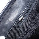 Salvatore Ferragamo Gancini Tote Bag Canvas Leather Black Auth bs28920-21