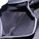 Salvatore Ferragamo Gancini Tote Bag Canvas Leather Black Auth bs28920-22