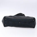 Salvatore Ferragamo Gancini Tote Bag Canvas Leather Black Auth bs28920-9