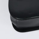 Salvatore Ferragamo Gancini Shoulder Bag Leather Navy Gold Auth bs28922-12