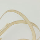 Salvatore Ferragamo Gancini Backpack Enamel White Gold Auth bs28923-10