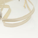 Salvatore Ferragamo Gancini Backpack Enamel White Gold Auth bs28923-9