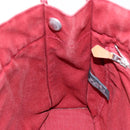 HERMES Fourre Tout PM Tote Bag Canvas Wine Red Auth bs28927-18