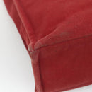 HERMES Fourre Tout MM Hand Bag Canvas Red Auth bs28928-13