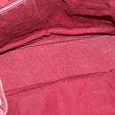 HERMES Fourre Tout MM Hand Bag Canvas Red Auth bs28928-15