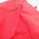 HERMES Panier Plage PM Tote Bag Canvas Beige Red Silver Auth bs28929-19