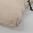 BOTTEGA VENETA INTRECCIATO Hand Bag Leather 2way Beige Light Blue Auth bs28931-12