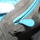 BOTTEGA VENETA INTRECCIATO Hand Bag Leather 2way Beige Light Blue Auth bs28931-18