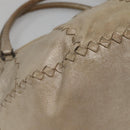 BOTTEGA VENETA INTRECCIATO Tote Bag Leather Beige Auth bs28933-14