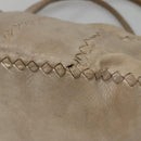 BOTTEGA VENETA INTRECCIATO Tote Bag Leather Beige Auth bs28933-15