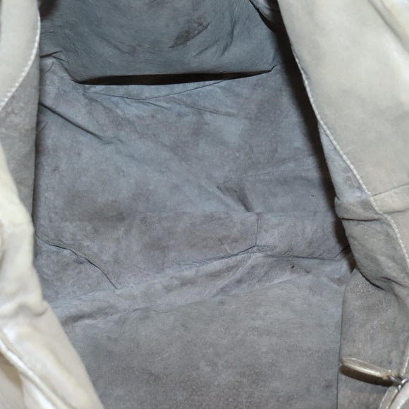 BOTTEGA VENETA INTRECCIATO Tote Bag Leather Beige Auth bs28933