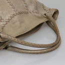 BOTTEGA VENETA INTRECCIATO Tote Bag Leather Beige Auth bs28933-7