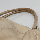 BOTTEGA VENETA INTRECCIATO Tote Bag Leather Beige Auth bs28933-8