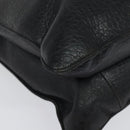 BOTTEGA VENETA INTRECCIATO Hand Bag Leather Black Gold Auth bs28935-9