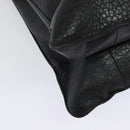 BOTTEGA VENETA INTRECCIATO Hand Bag Leather Black Gold Auth bs28935-15