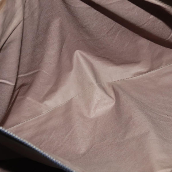 BOTTEGA VENETA INTRECCIATO Hand Bag Leather Black Gold Auth bs28935