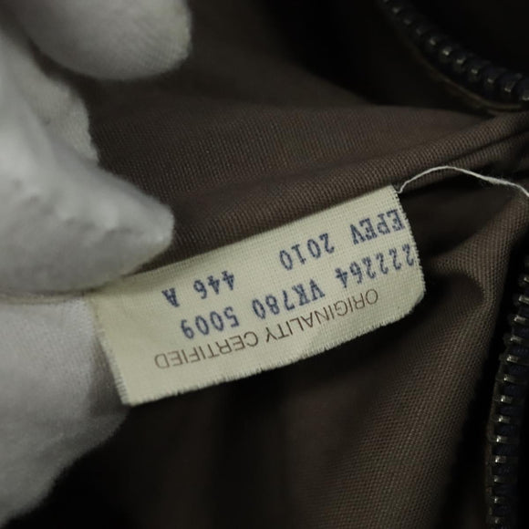 BOTTEGA VENETA INTRECCIATO Hand Bag Leather Black Gold Auth bs28935