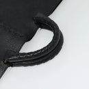 BOTTEGA VENETA INTRECCIATO Hand Bag Leather Black Gold Auth bs28935-7