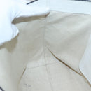 LOEWE Anagram East West Shopper Tote Bag Leather White Silver Auth bs28939-20