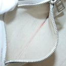 LOEWE Anagram East West Shopper Tote Bag Leather White Silver Auth bs28939-11