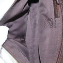 LOEWE Anagram Shoulder Bag Leather Brown Gold Auth bs28941-18