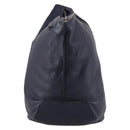 LOEWE Anagram Anton Backpack Leather Navy Silver Auth bs28942-13