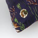 LOEWE Purse Bag Canvas Navy Bordeaux Auth bs28943-16