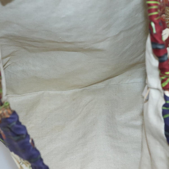 LOEWE Purse Bag Canvas Navy Bordeaux Auth bs28943