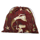 LOEWE Purse Bag Canvas Navy Bordeaux Auth bs28943-13