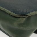 LOEWE Velazquez Shoulder Bag Leather Green Gold Auth bs28944-9