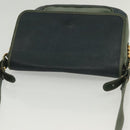 LOEWE Velazquez Shoulder Bag Leather Green Gold Auth bs28944-6