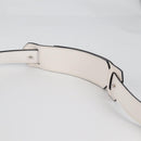 LOEWE Puzzle Hand Bag Leather 2way White Silver Auth bs28945-16