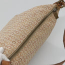CELINE C Macadam Canvas Shoulder Bag Beige Auth bs28954-6