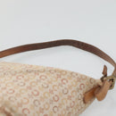 CELINE C Macadam Canvas Shoulder Bag Beige Auth bs28954-8