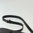 CELINE Shoulder Bag Leather Navy Gold Auth bs28958-14