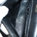 CELINE Shoulder Bag Leather Navy Gold Auth bs28958-12