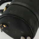 MCM Vicetos Logogram Hand Bag PVC Black Gold Auth bs28959-10