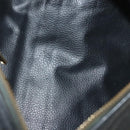 MCM Vicetos Logogram Hand Bag PVC Black Gold Auth bs28959-17