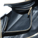 MCM Vicetos Logogram Hand Bag PVC Black Gold Auth bs28959-20